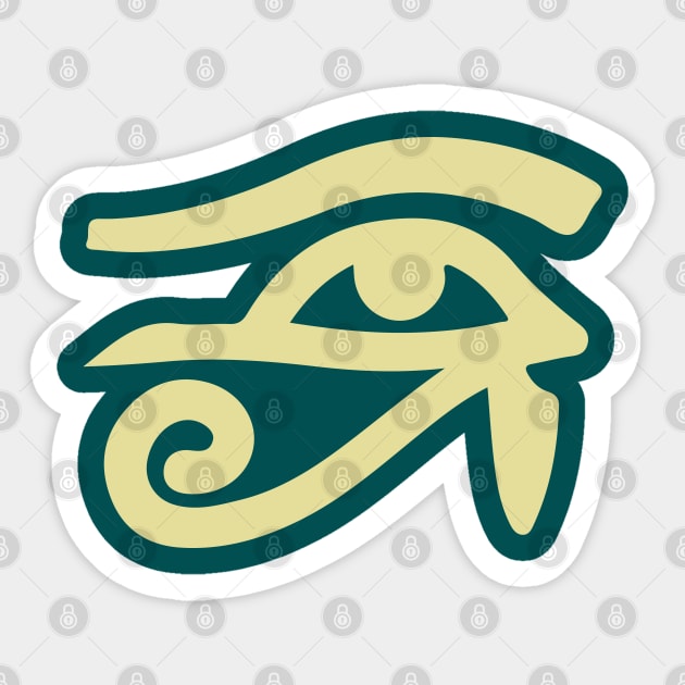 Egyptian (light yellow) Sticker by ohmybach